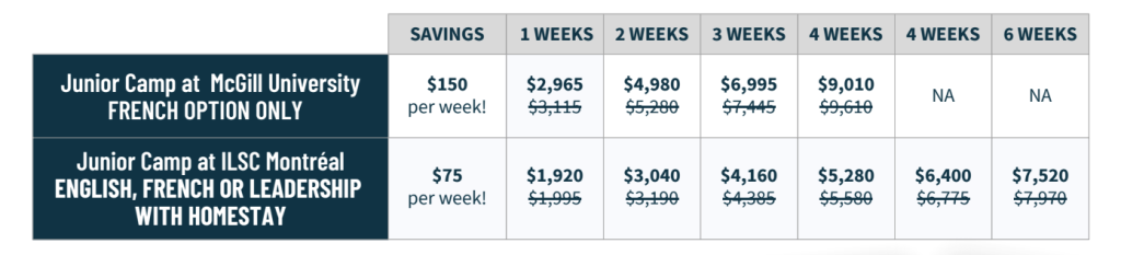 ILSC蒙特婁夏令營