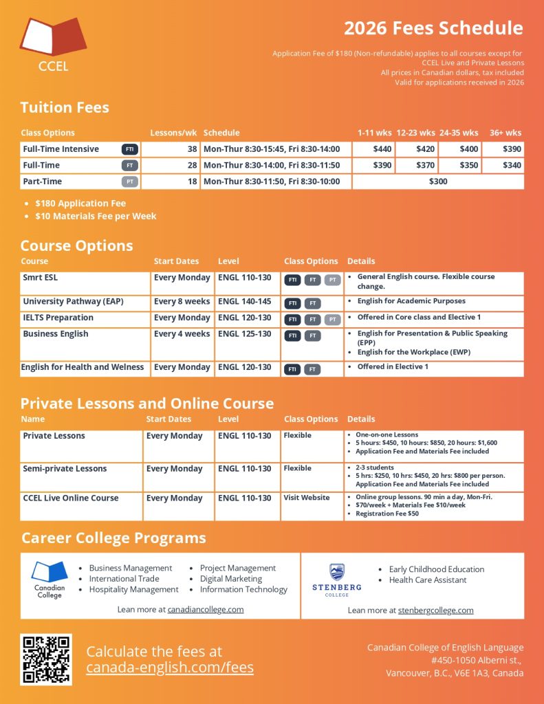 CCEL 2026 Fees Schedule01