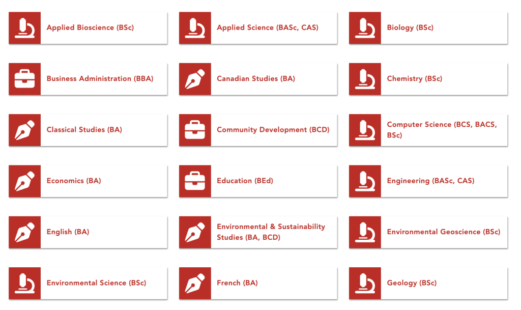 Acadia University＿course